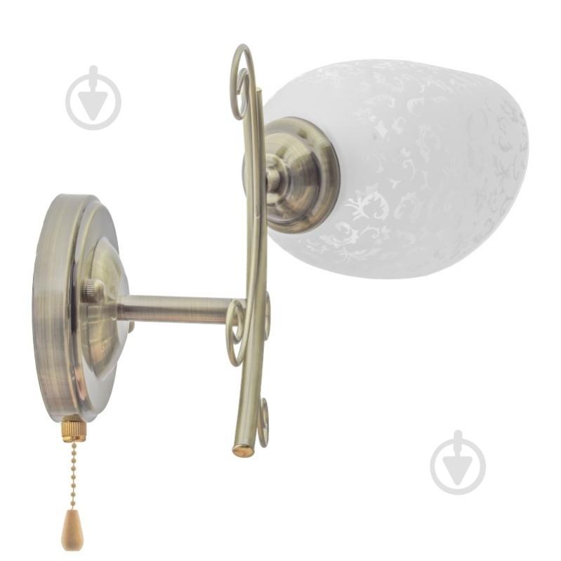 Бра Brille LK-579W 60 Вт E27 бронзовий 26-919 - фото 1