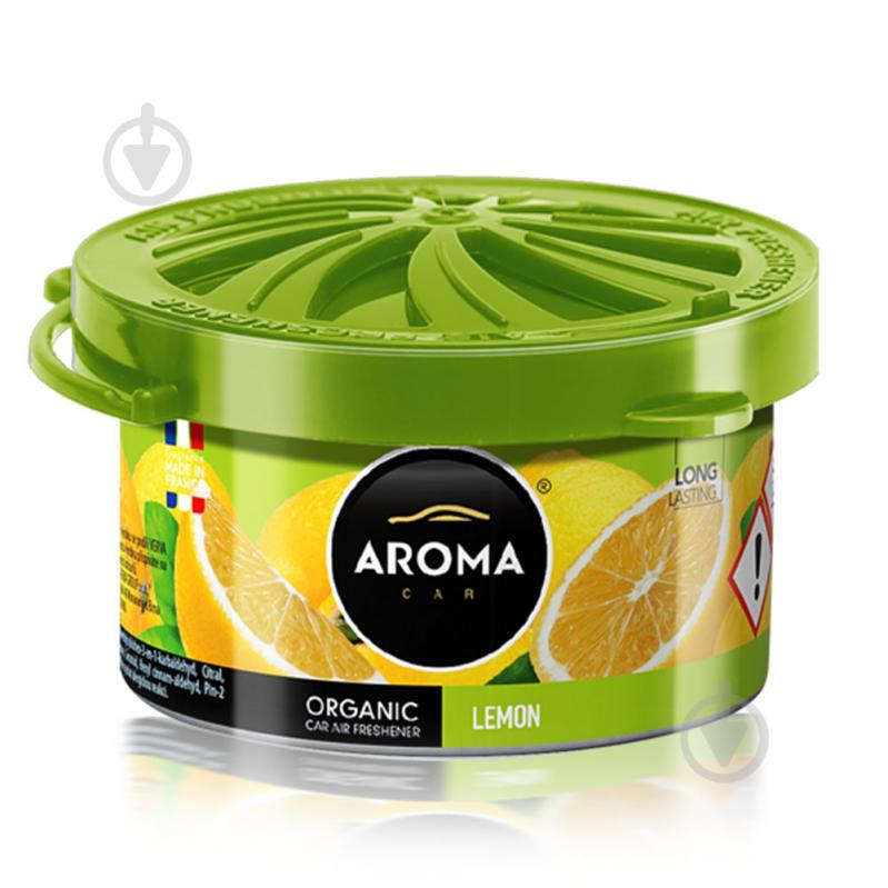 Ароматизатор під сидіння Aroma Car Organic Lemon - фото 1