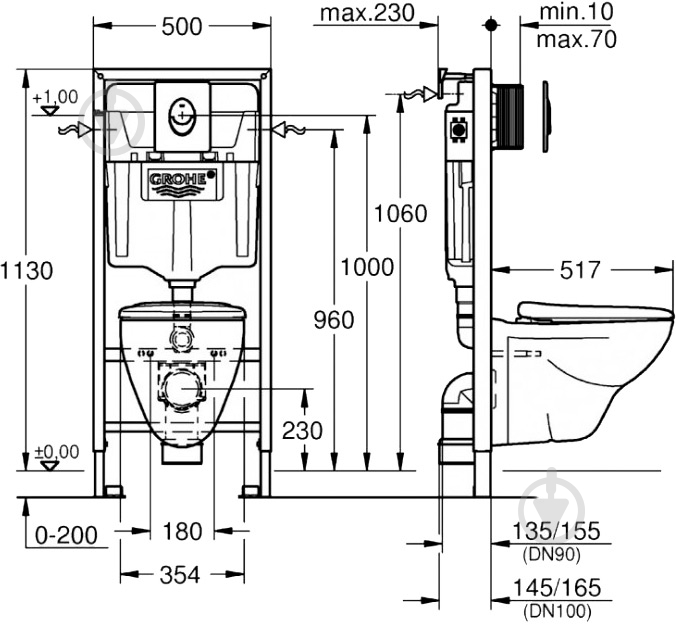 Система інсталяції Grohe Solido Perfect (39192000) - фото 2 Система інсталяції Grohe Solido Perfect (39192000) - фото 2