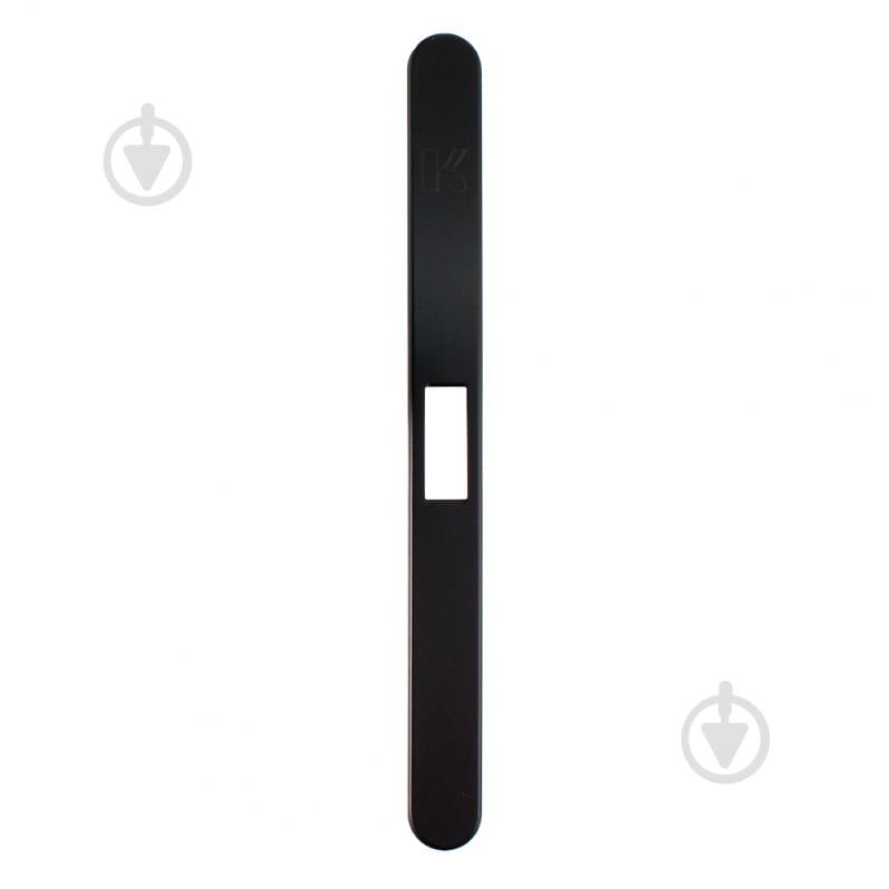 Накладка на лицевую планку Koblenz Premium черная 196 мм 18 мм для магнитного замка - фото 1