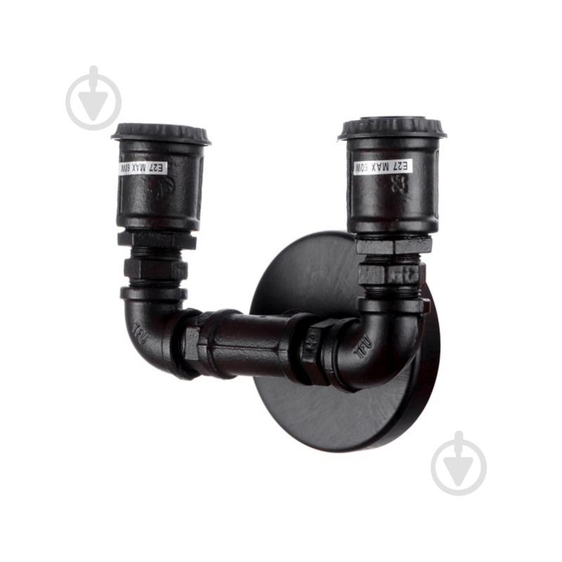 Бра Brille BL-329W 60 Вт E27 черный 26-323 - фото 4