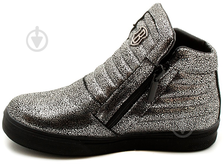 Ботинки для девочки Bistfor для девочки р.37 серебряный 75033/654 ут. - фото 2
