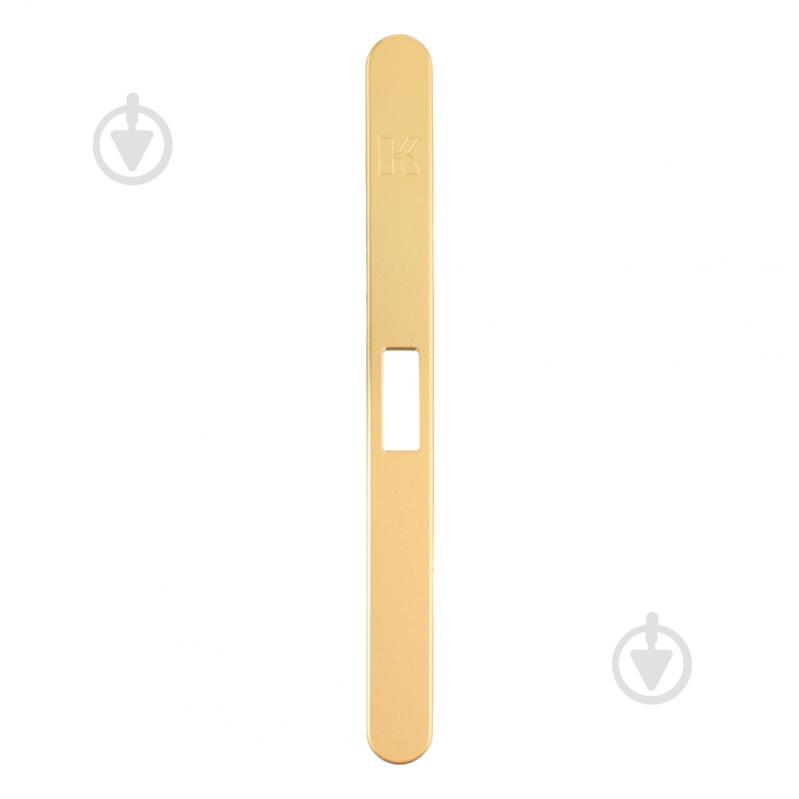 Накладка на лицевую планку Koblenz Premium матовая латунь 196 мм 18 мм для магнитного замка - фото 1 Накладка на лицевую планку Koblenz Premium матовая латунь 196 мм 18 мм для магнитного замка - фото 1