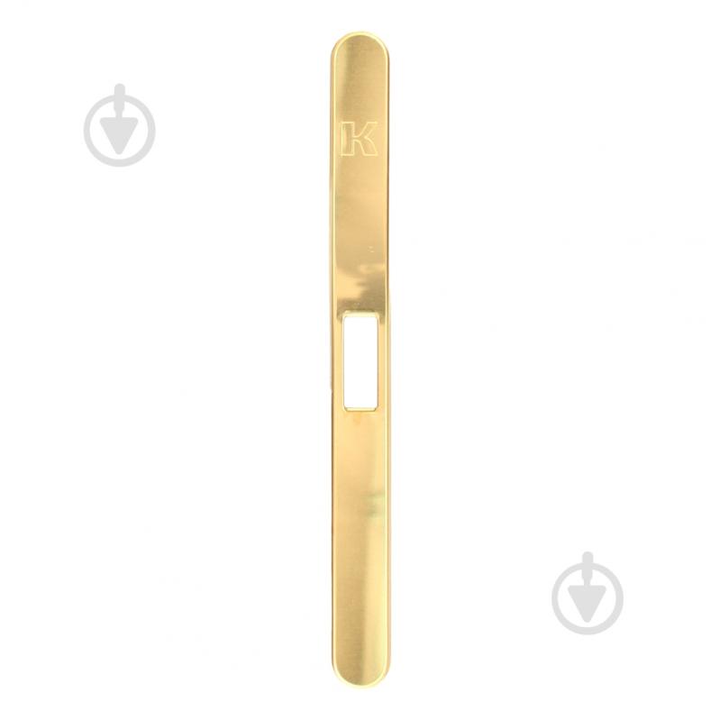 Накладка на лицьову планку Koblenz Premium полірована латунь 196 мм 18 мм для магнітного замка - фото 1 Накладка на лицьову планку Koblenz Premium полірована латунь 196 мм 18 мм для магнітного замка - фото 1