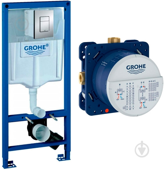 ? Система інсталяції Grohe Rapid SL 38772001 + SmartBox 35600000 ...