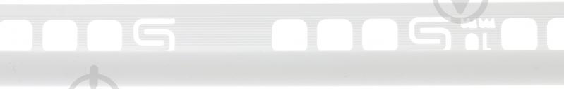 Уголок для плитки Salag внешний 01 ПВХ 10 мм 2,5м белый - фото 2
