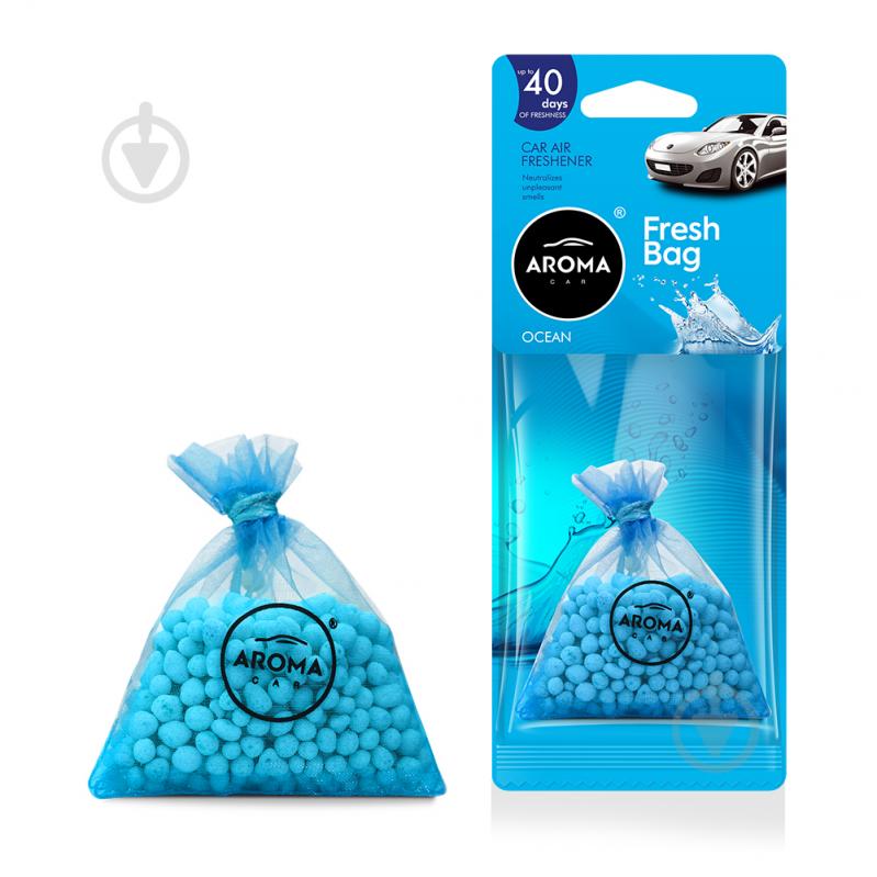 Ароматизатор на дзеркало Aroma Car Ceramic Fresh Bag Ocean - фото 1