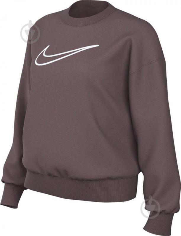 Світшот Nike W NK DF GT FT GX CREW ESSTL DQ5542-291 р.L коричневий - фото 6