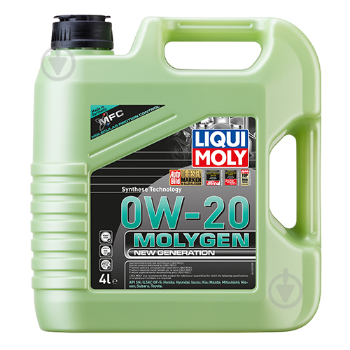 Моторное масло Liqui Moly Molygen 0W-20 4 л (21357) - фото 1