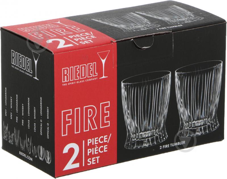 Набор стаканов для виски Fire Tumbler 295 мл 2 шт. Riedel - фото 2