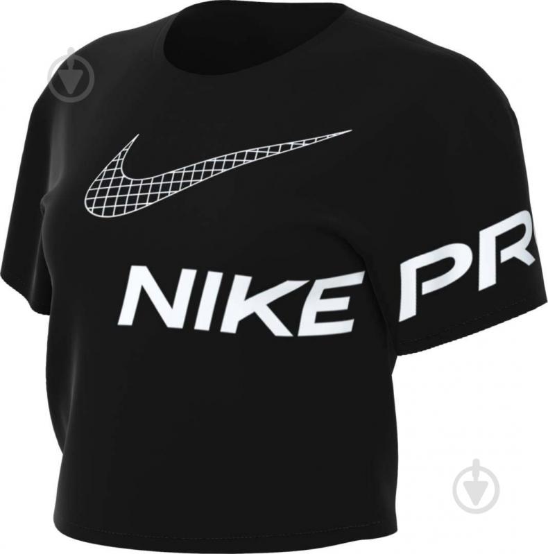 Футболка Nike W NP DF GRX SS CROP TOP DX0078-010 р.L чорний - фото 6