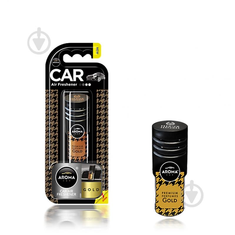 Ароматизатор на дефлектор Aroma Car Prestige Vent Gold Gold 10 мл - фото 1