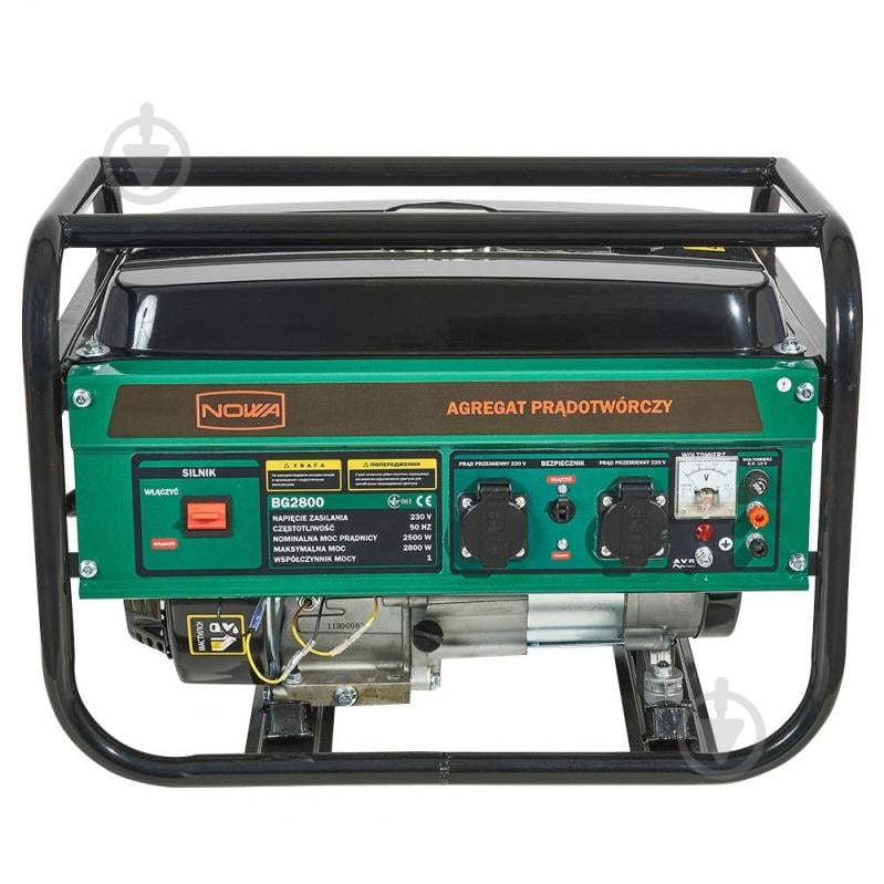 Генератор бензиновый Nowa 2,5 кВт / 2,8 кВт 220 В BG2800 - фото 1 Генератор бензиновый Nowa 2,5 кВт / 2,8 кВт 220 В BG2800 - фото 1