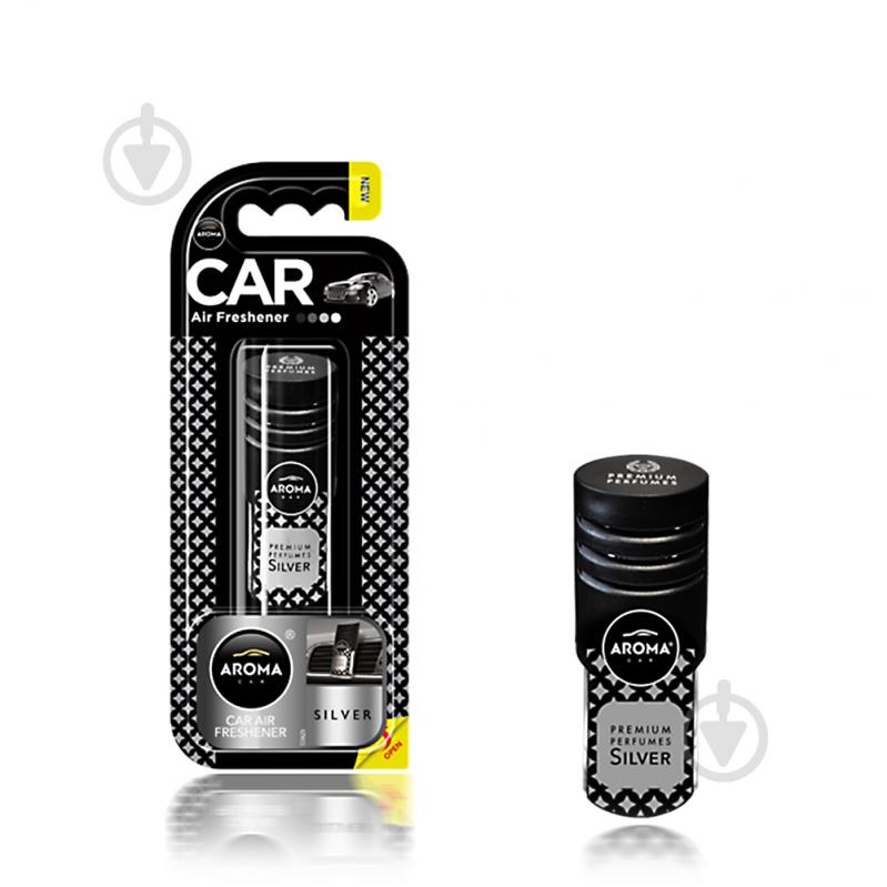 Ароматизатор на дефлектор Aroma Car Prestige Vent Silver Silver 10 мл - фото 1