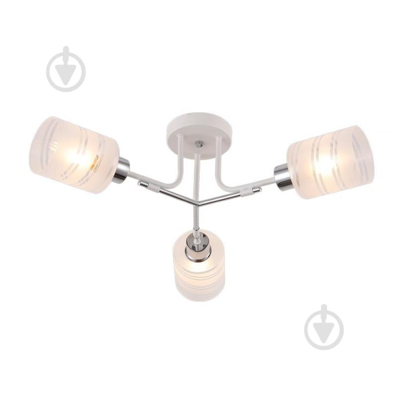 Люстра стельова Blitz Ogoni 3x60 Вт Е27 білий 5187-43 - фото 1