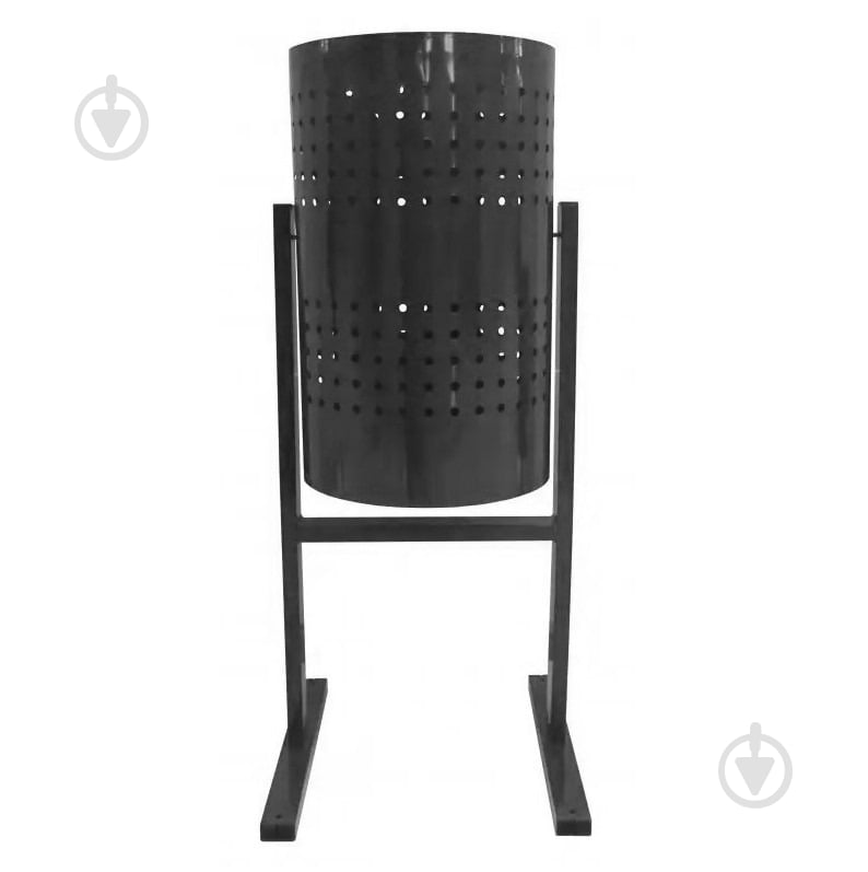 Урна металлическая круглая 240х350 мм 12 л в ассортименте - фото 2