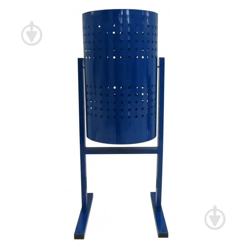 Урна металлическая круглая 240х350 мм 12 л в ассортименте - фото 3