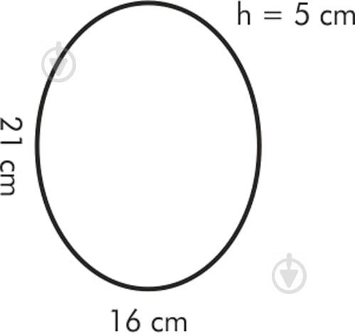 Форма для випічки Delicia Великоднє яйце 21x16x5 см 623344 Tescoma - фото 2