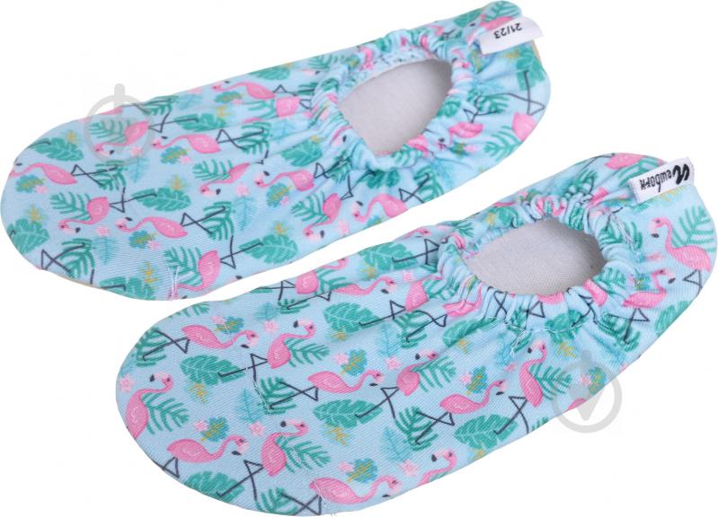 Носки для плавания для девочки Newborn Aqua Socks Mint Flamingo р.18/20 NAQ4010 - фото 1