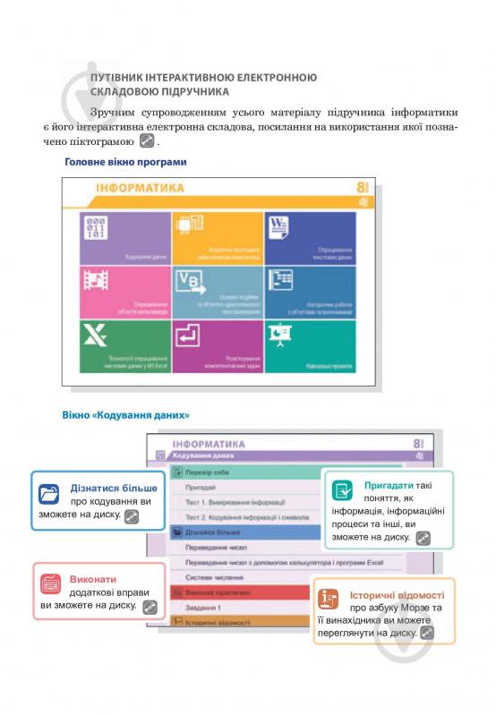 Книга Ольга Казанцева «Інформатика. Підручник для 8 класу» 978-966-10-4480-6 - фото 6