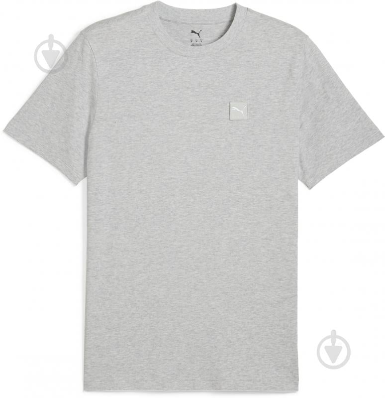 Футболка Puma ESS ELEVATED TEE 68472604 р.L серый - фото 1