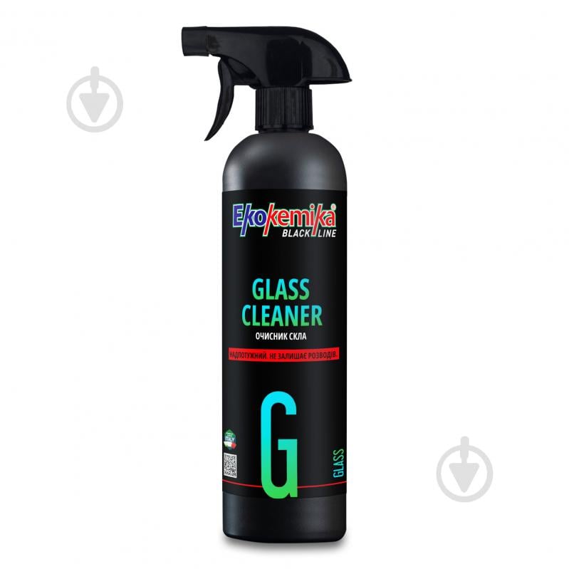 Очиститель стекол GLASS CLEANER ЕКОКЕМІКА Black Line 500 мл - фото 1