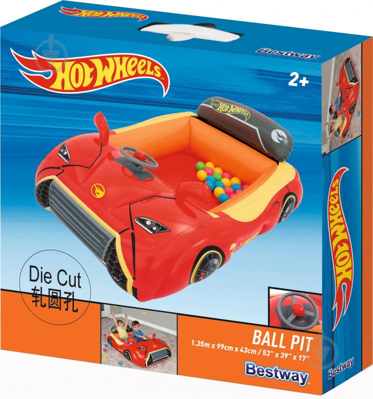 Игровой центр Bestway 93404 43 см Автомобиль Hot Wheels - фото 6