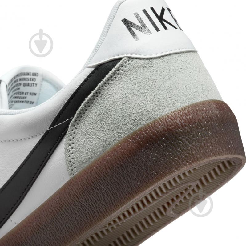 Кроссовки мужские демисезонные Nike KILLSHOT 2 LEATHER HF1054-100 р.46 белые - фото 9