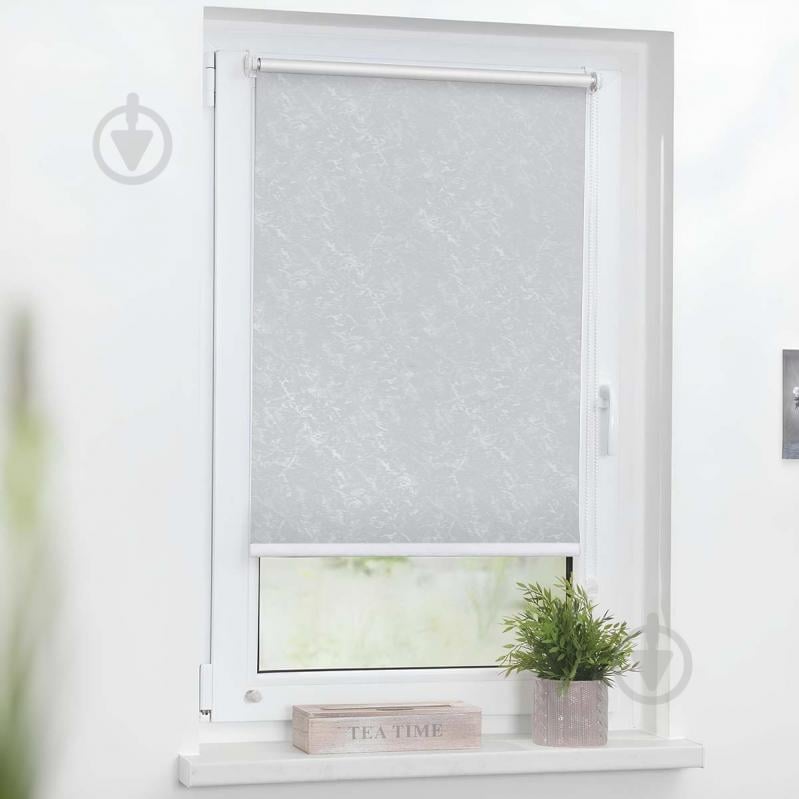 Ролета blackout мини Rollotex MIRACLE с фиксацией под наклон серая 80x100 см - фото 2 Ролета blackout мини Rollotex MIRACLE с фиксацией под наклон серая 80x100 см - фото 2