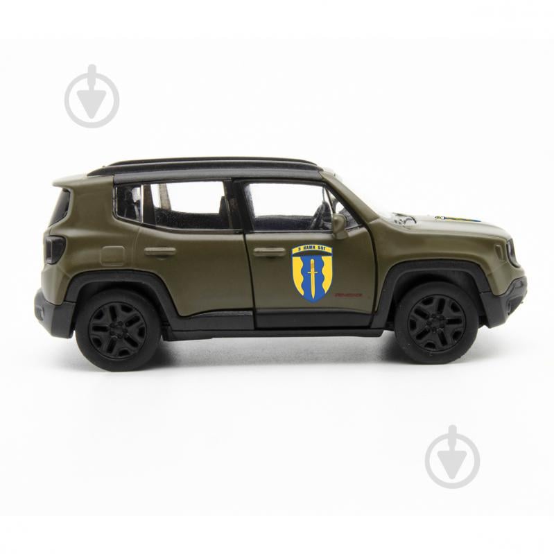 Автомодель TechnoDrive 1:32 серии Шевроны Героев Jeep Renegade Trailhawk Айдар 250351W - фото 2