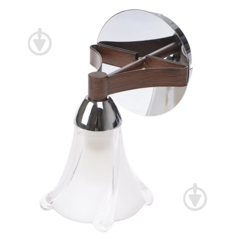Бра Brille BR-376W/1 60 Вт E14 хром yl247 - фото 1