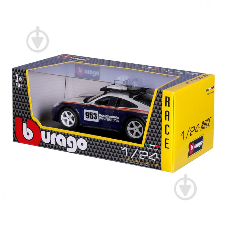 Автомодель Bburago 1:24 Porsche 911 Dakar 18-28029 - фото 3