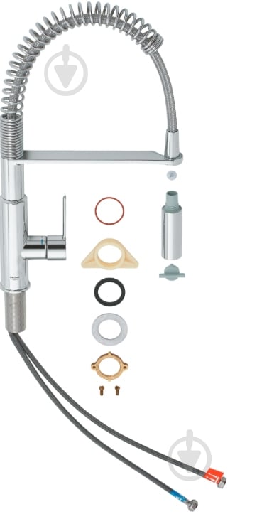 Змішувач для кухні Grohe Get з гнучким виливом (30361000) - фото 6