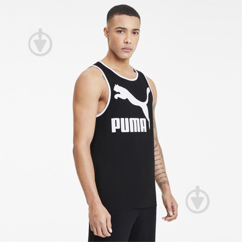 Майка Puma Classics Logo Tank 59626901 L черный - фото 1