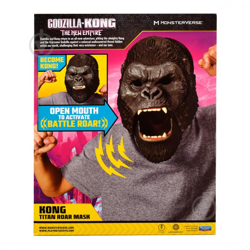 Іграшка інтерактивна Godzilla vs. Kong Маска Конга (звук) 35672 - фото 3