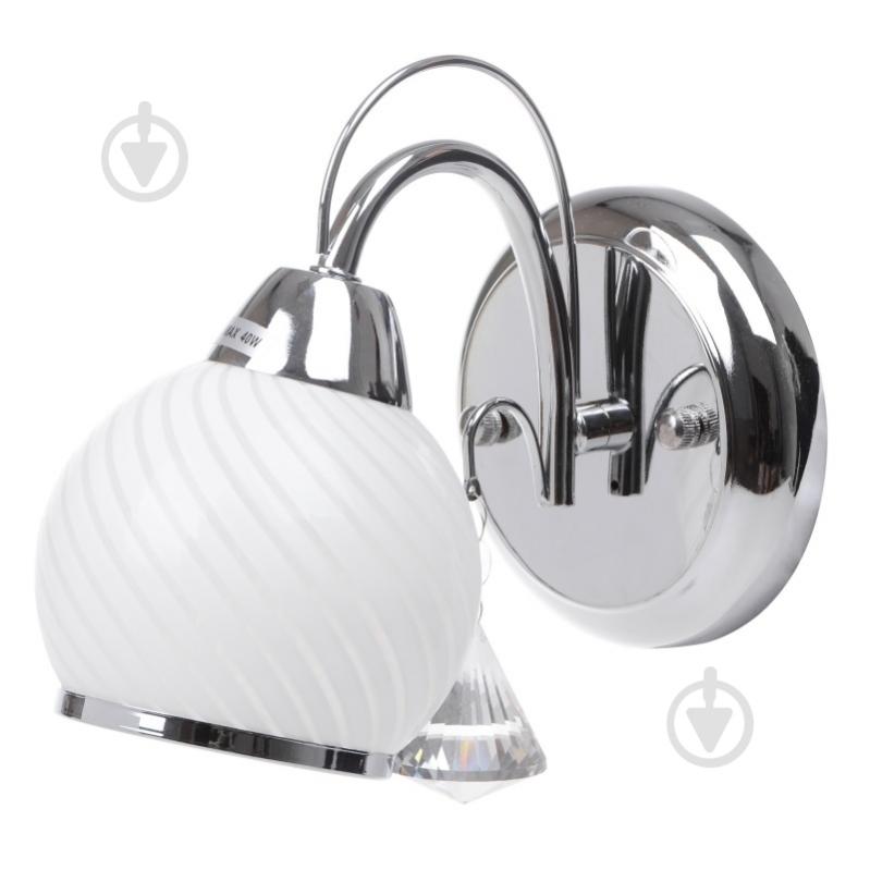 Бра Brille LK-214W 40 Вт E14 хром l53-004 - фото 1