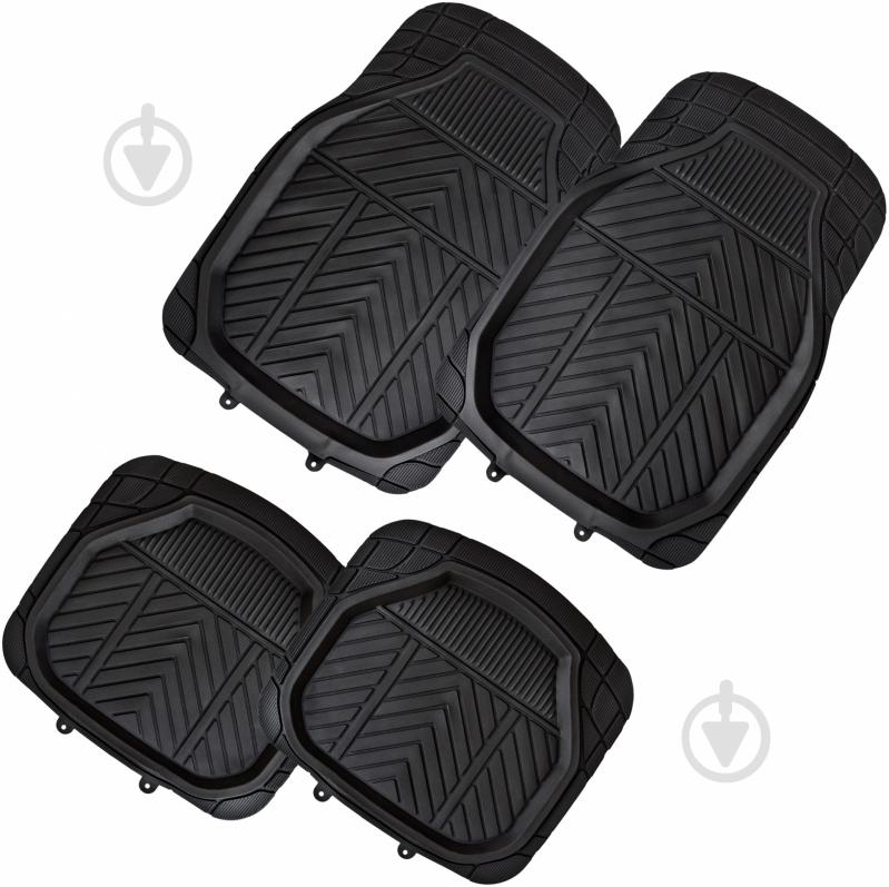 Коврики автомобильные Vitol черные универсальные - фото 2 Коврики автомобильные Vitol черные универсальные - фото 2