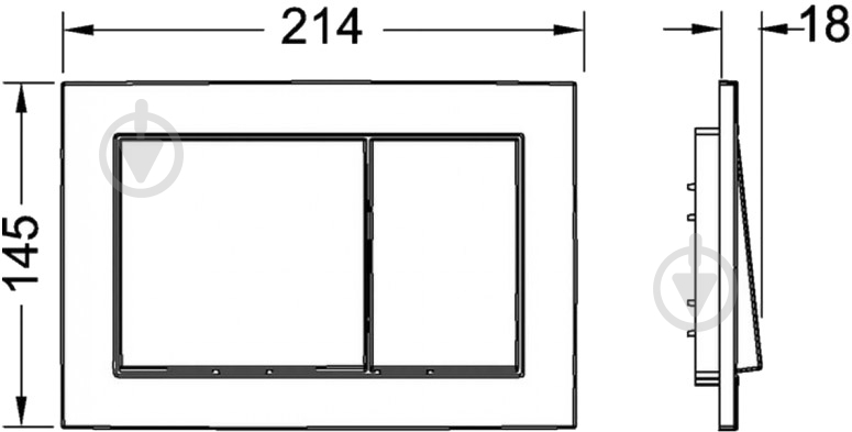 Панель смыва TECE base белый 9240700 - фото 4 Панель смыва TECE base белый 9240700 - фото 4
