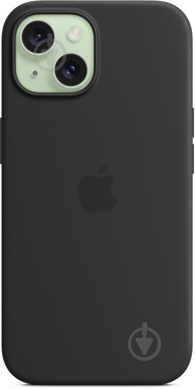 Чохол Apple Silicone Case with MagSafe для Apple iPhone 15 black (MXPD3ZM/A) - фото 5