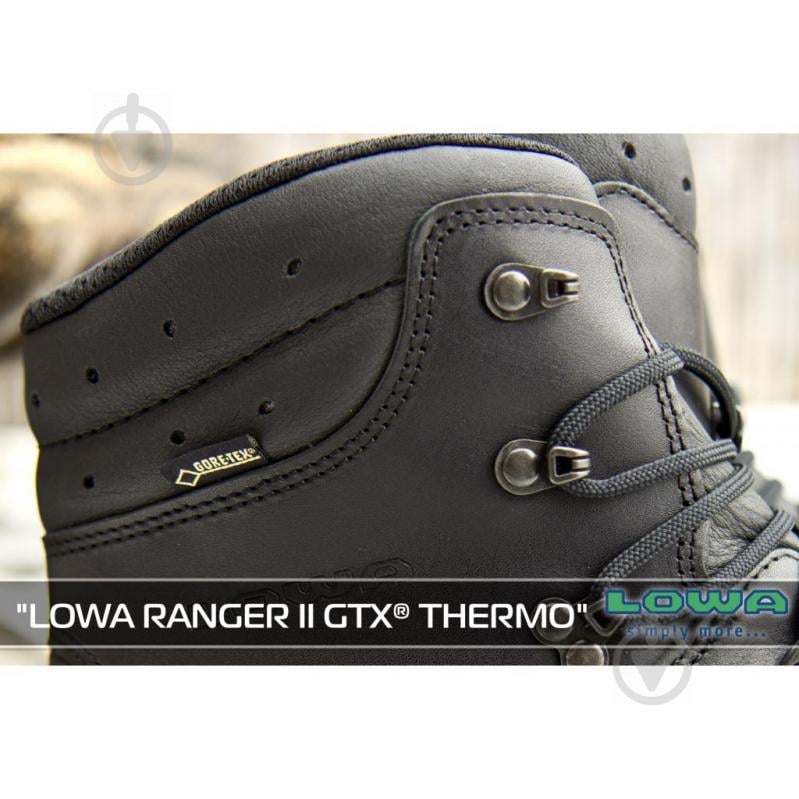 Ботинки туристические Lowa RANGER GTX® THERMO 210832/999 р.40 черный - фото 8