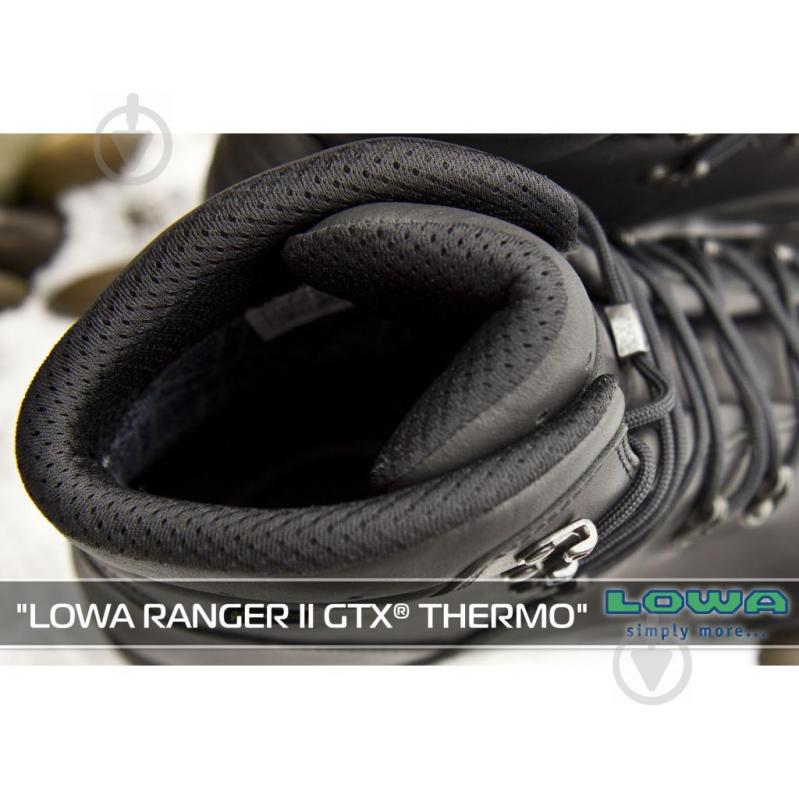 Ботинки туристические Lowa RANGER GTX® THERMO 210832/999 р.40 черный - фото 7