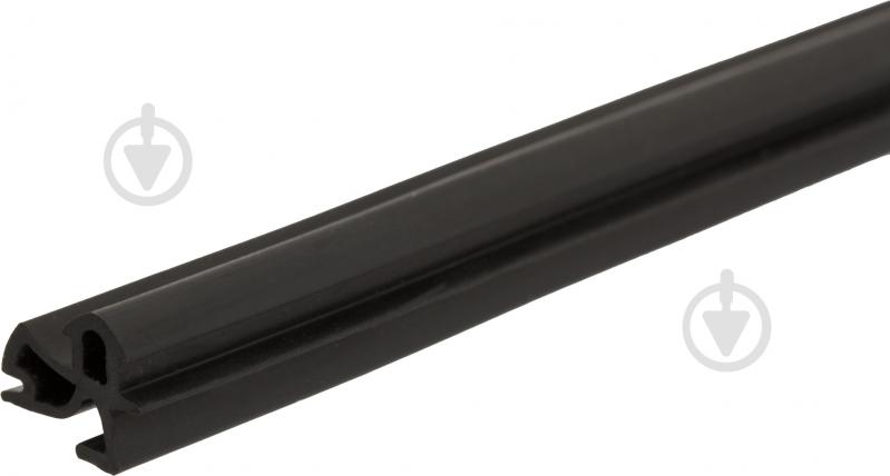 Уплотнитель в паз фигурный резиновый 4х8 мм черный - фото 1