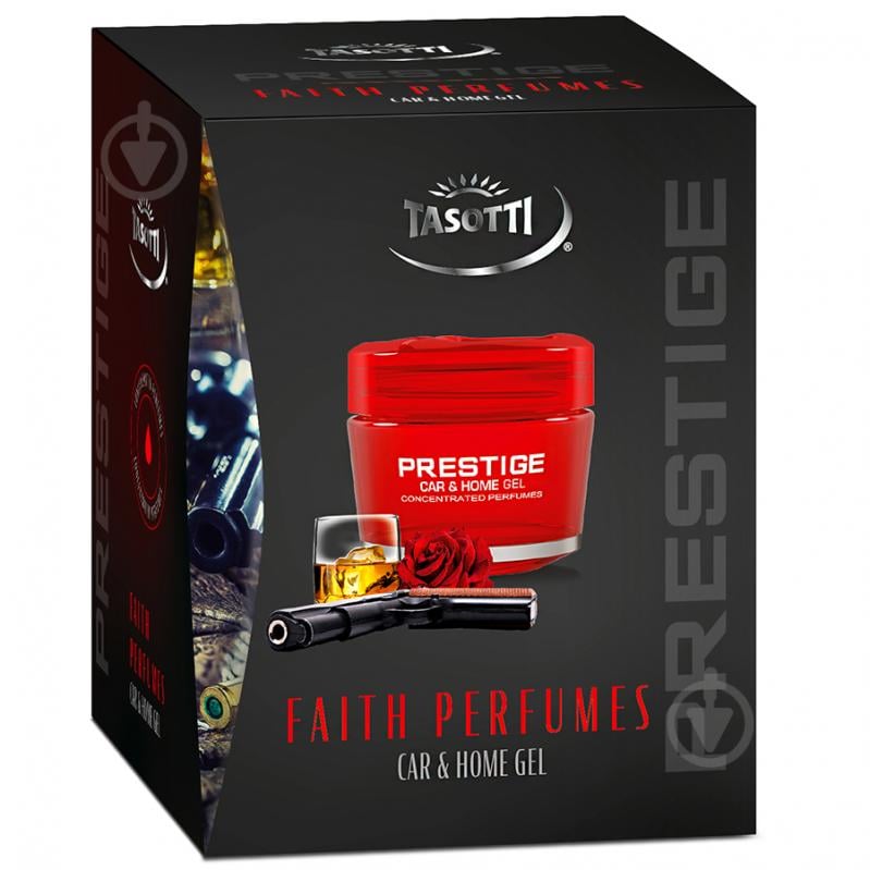 Ароматизатор на панель приборов Tasotti Gel Prestige Faith Perfumes 50 мл - фото 1