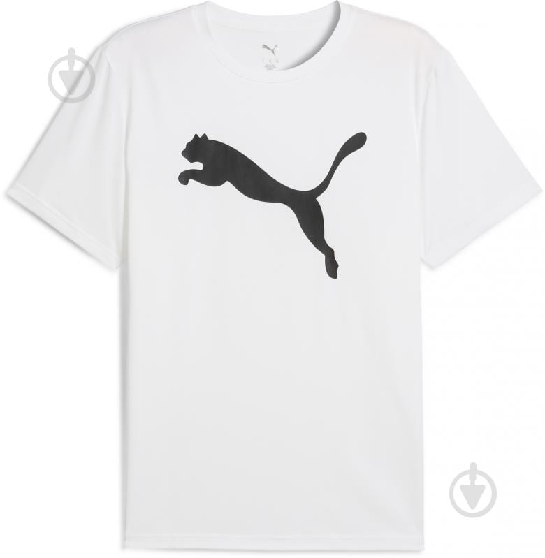 Футболка Puma M TAD ESSENTIALS Solid Cat Tee (CF big cat) 52592102 р.M белый - фото 1