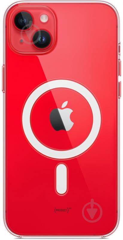 Чехол Apple Clear Case with MagSafe для Apple iPhone 14 Plus clear (MW4T3ZE/A) - фото 3