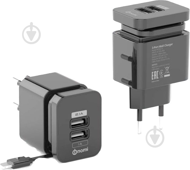 Зарядное устройство Nomi HC05213 black - фото 3