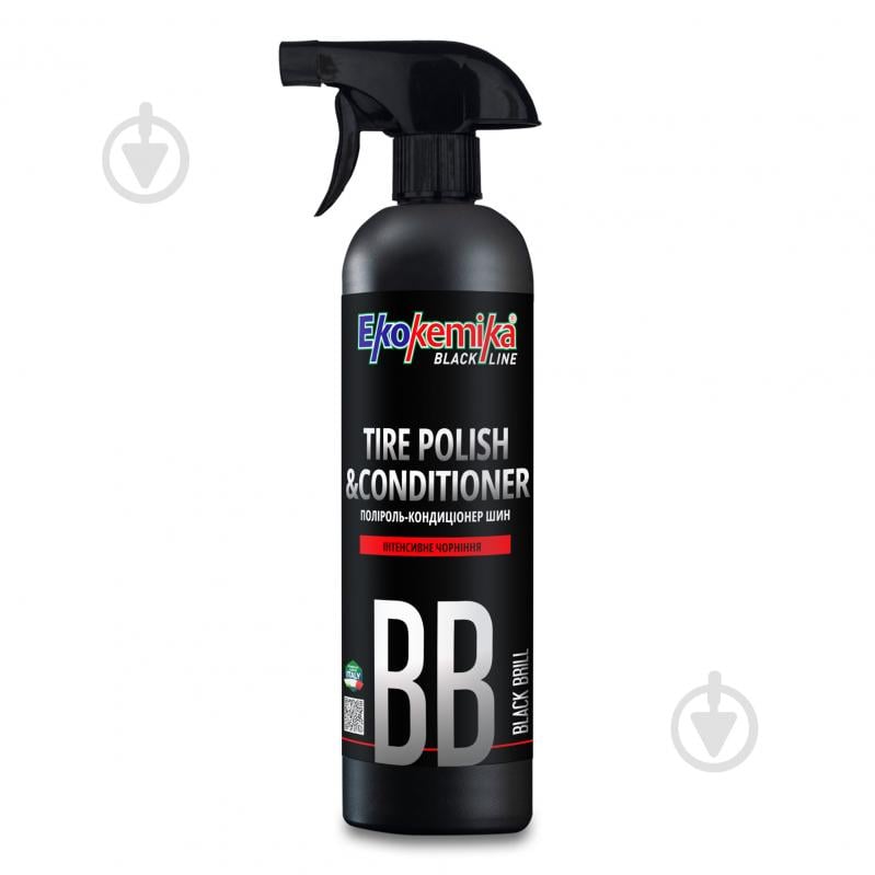 Очиститель-кондиционер шин ЕКОКЕМІКА Black Line TIRE POLISH & CONDITIONER 500 мл - фото 1