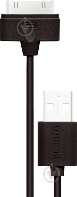 Кабель Nomi Lightning – 30-pin 0.9 м черный DC 09a - фото 1