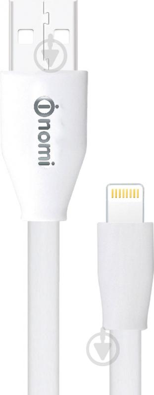 Кабель Nomi Lightning – USB 1.5 м белый DCF 15i - фото 1