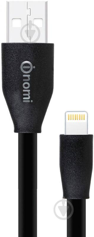 Кабель Nomi Lightning – USB 1.5 м черный DCF 15i - фото 1